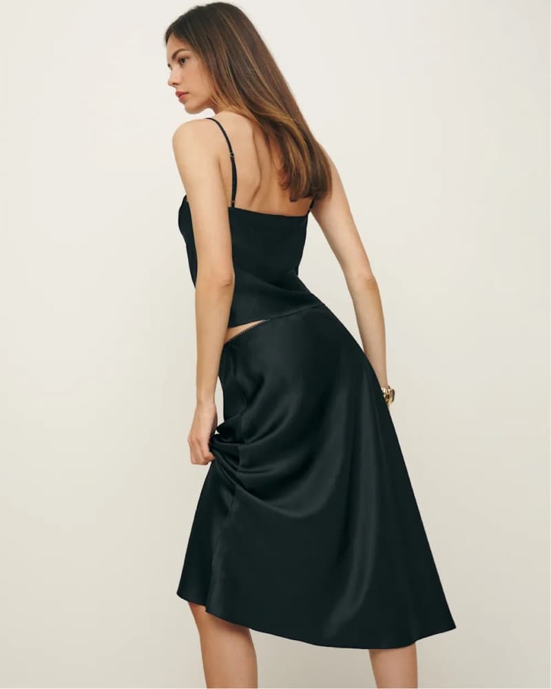 Reformation Black Silk Set - Image 3