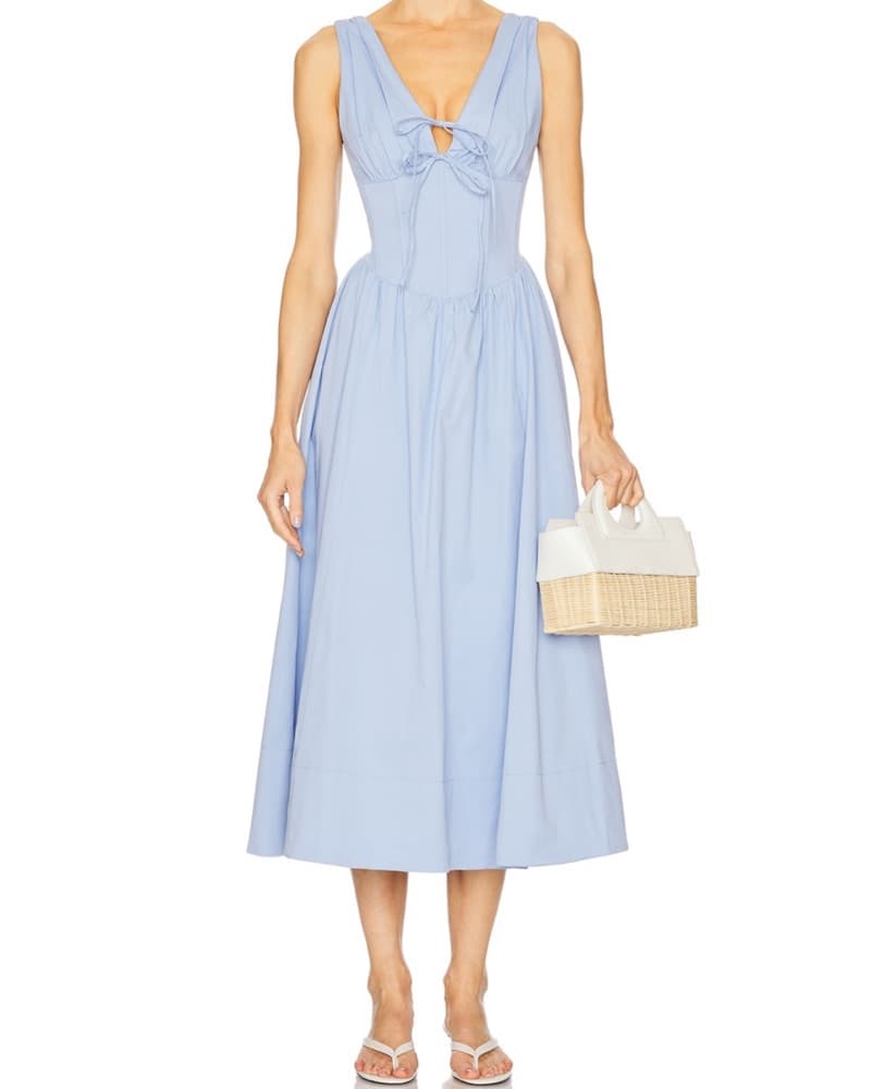 ASTR The Label light Blue Midi Dress - Image 2