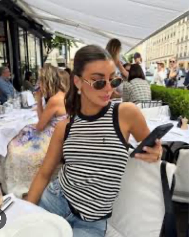 YSL Striped Tank Top - Image 1