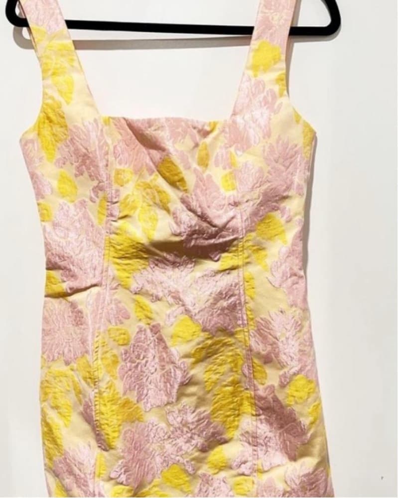 Nookie Pink And Yellow Jacquard Mini - Image 2