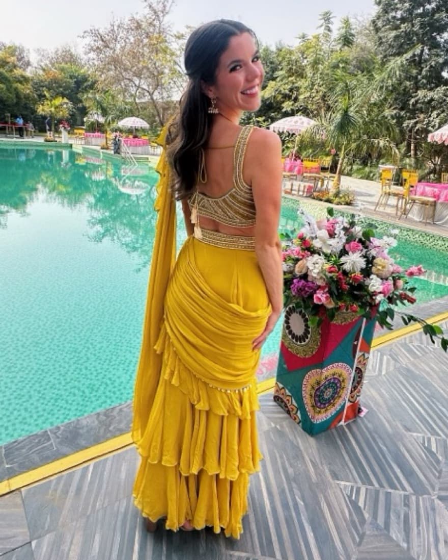 Yellow Lengha - Image 2