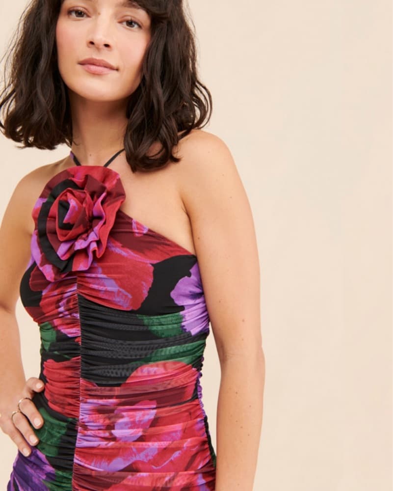 AFRM Mila Floral Mini Dress - Image 2