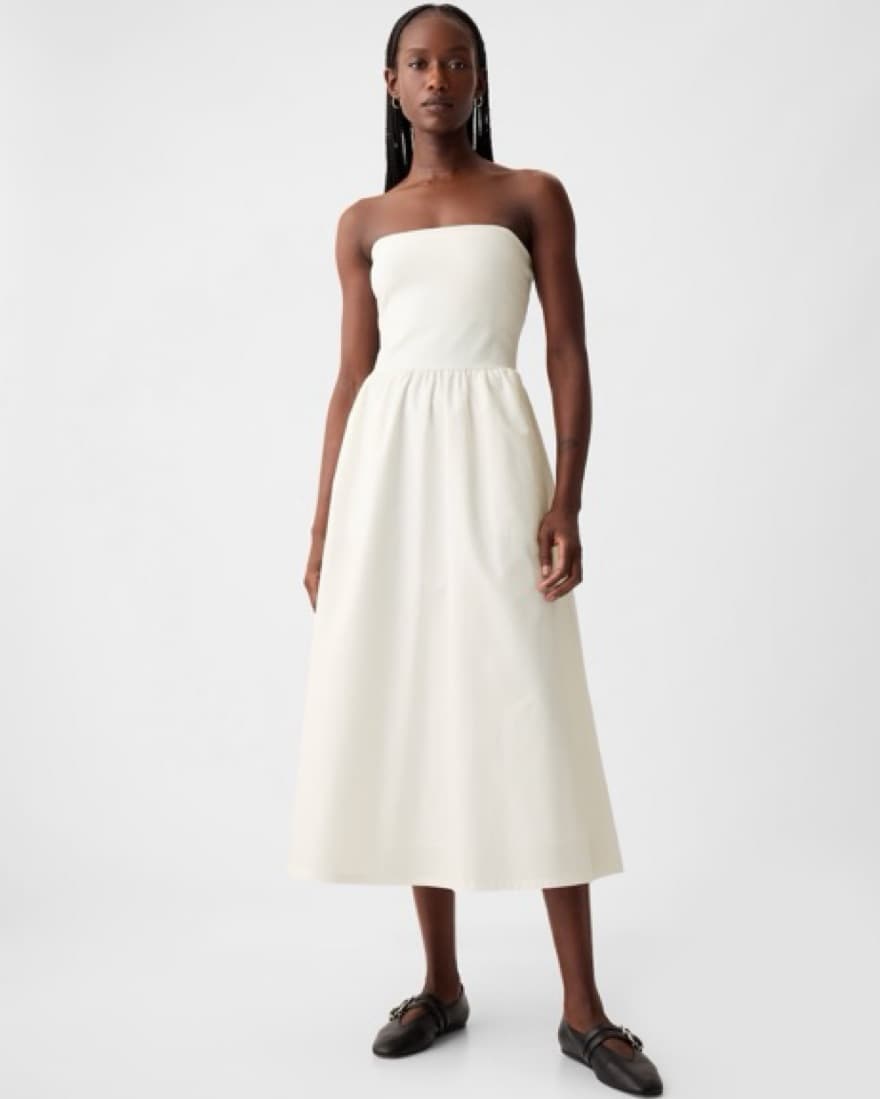 White Tube Top Dress - Image 2