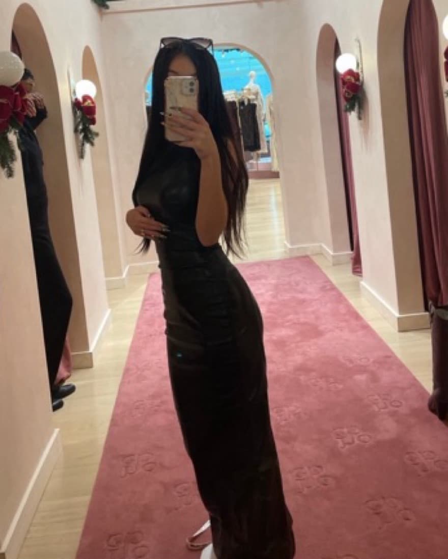 House Of Cb “Sahara” Leather Dress - Image 2