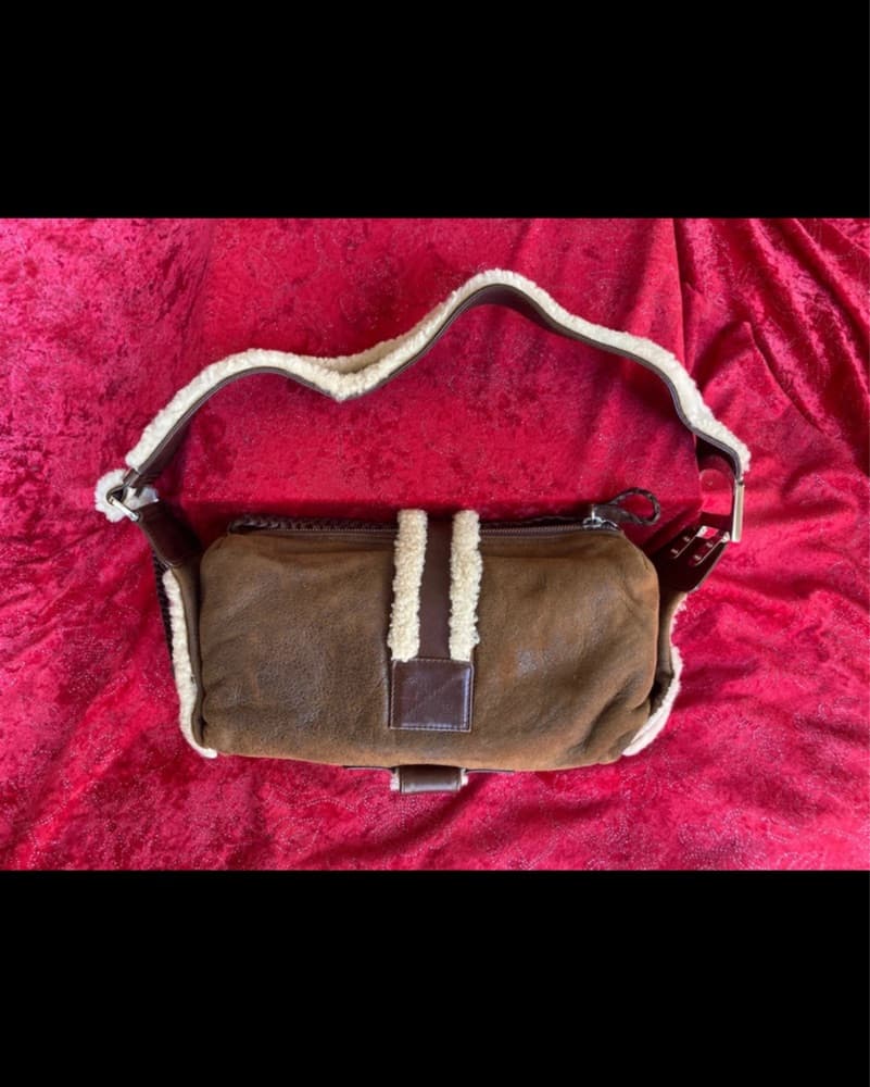 Christian Dior 2005 Shearling Flight Bag - Image 3