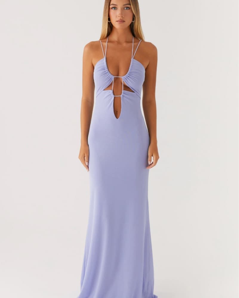 Heather Blue Maxi Dress - Image 2