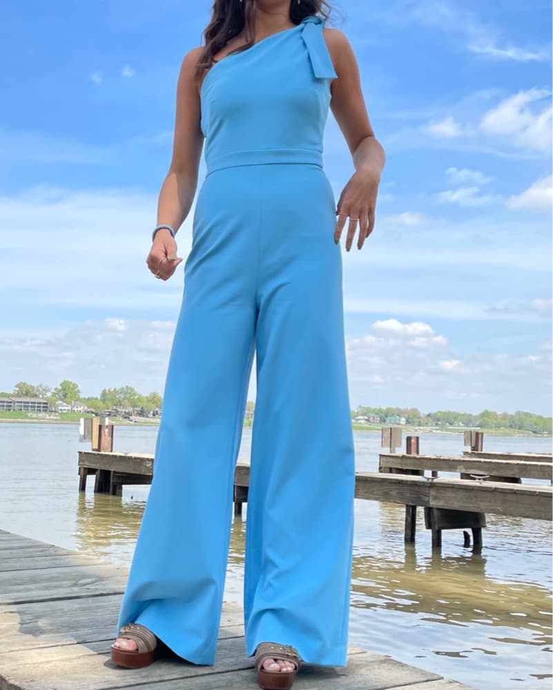 Light Blue Milly Jumpsuit - Image 1