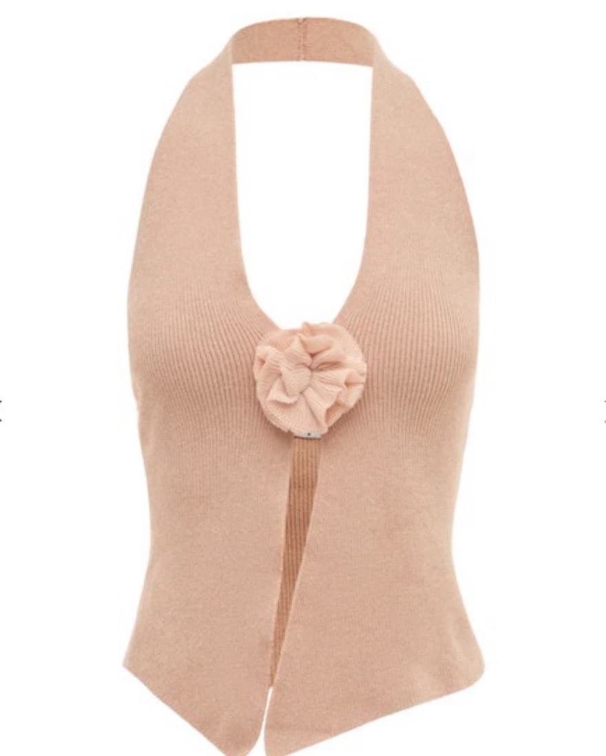 With Jean Baby Pink Top - Image 1