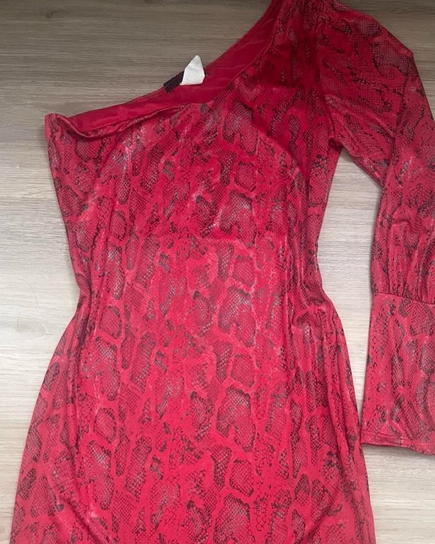 Snakeprint Dress - Image 2