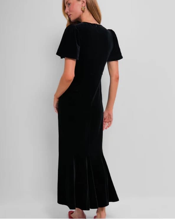 Tuckernuck Black Velet Elodie Dress - Image 2