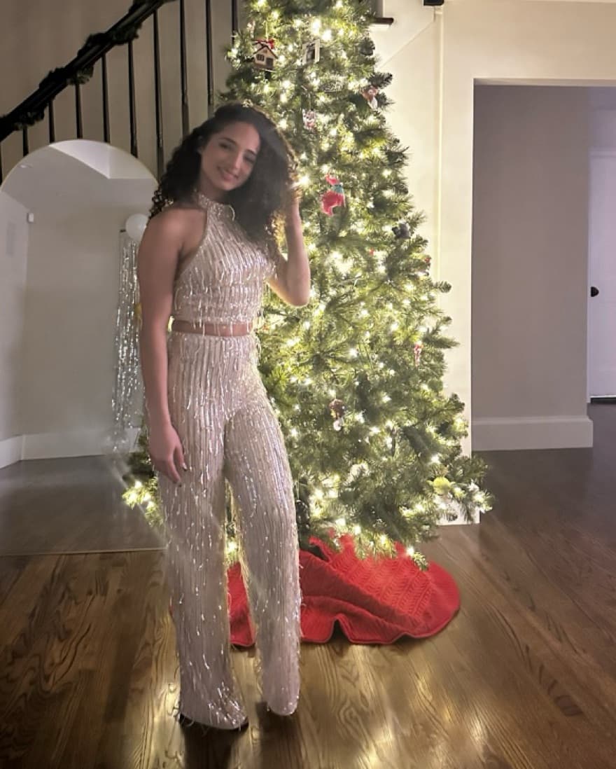 Guess Mia Sequin Top + Pants - Image 1