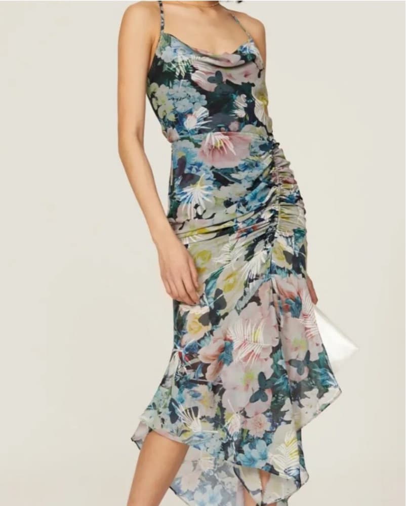 Vibrant Floral Maxi Dress - Image 1