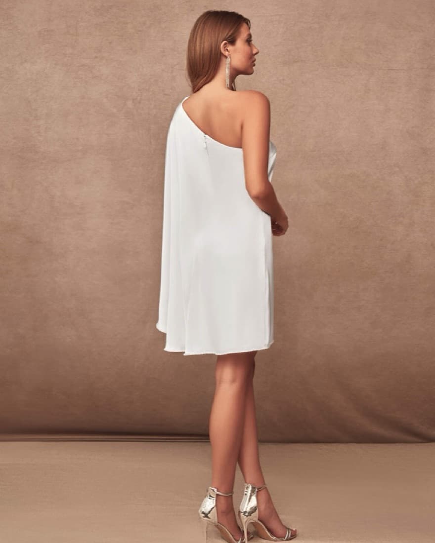 Mini White Dress  - Image 3