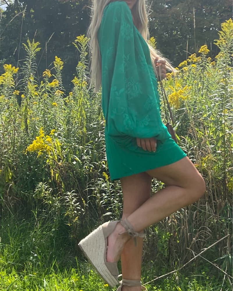 rat and boa isabella dress green - Image 6