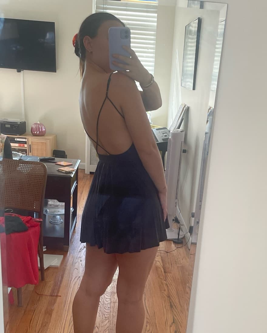 Faux Mini Dress Romper - Image 3