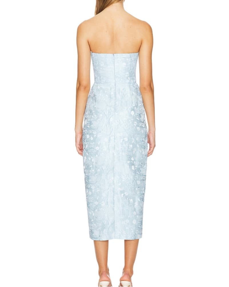 francesca's white and blue floral dress Francesca – Hemline Dallas Select Jacket Size:EU56/US46/XXL The square neckline and Taylor Swift Free People Bluebell Mixed