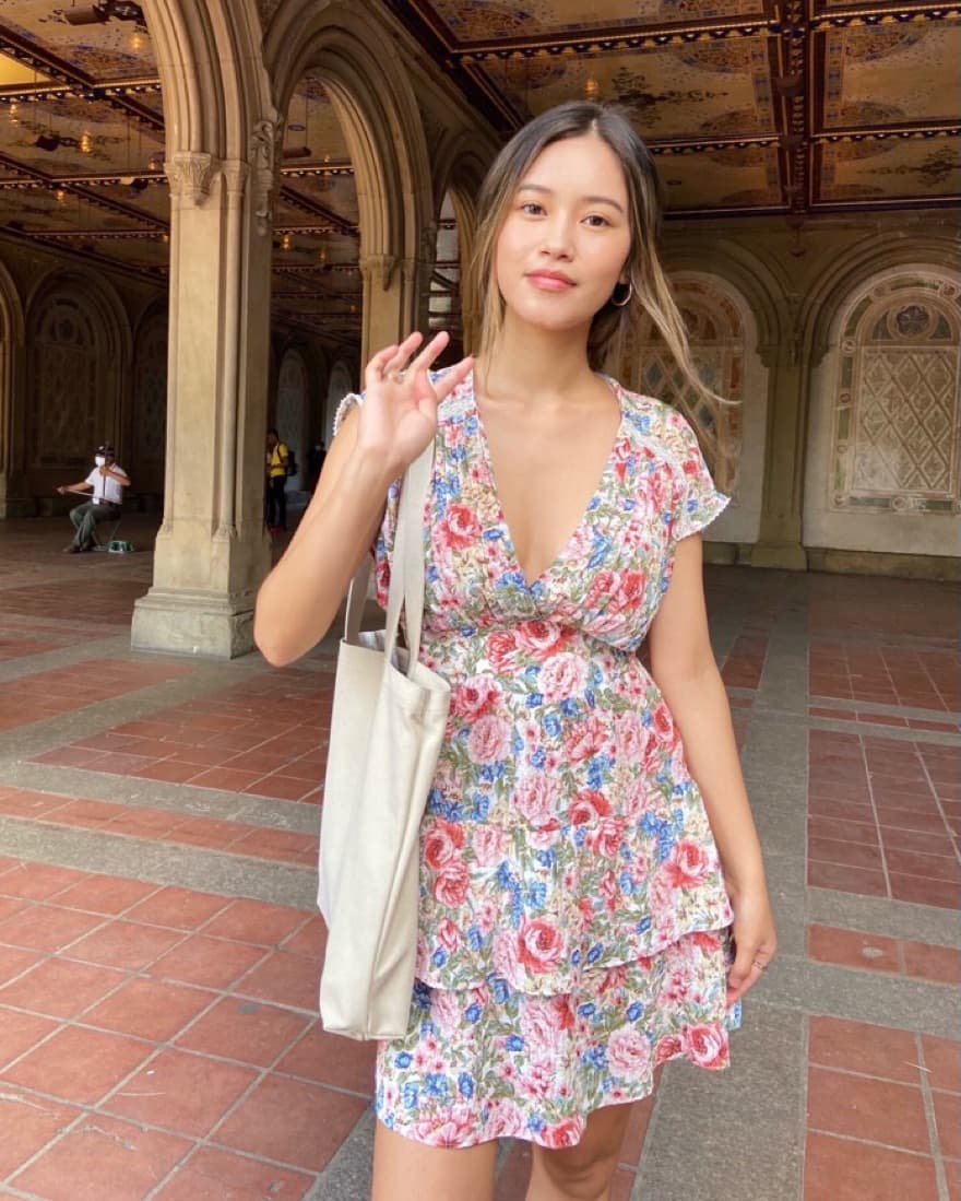 Zara Floral Print (Discontinued) Dress - Image 1