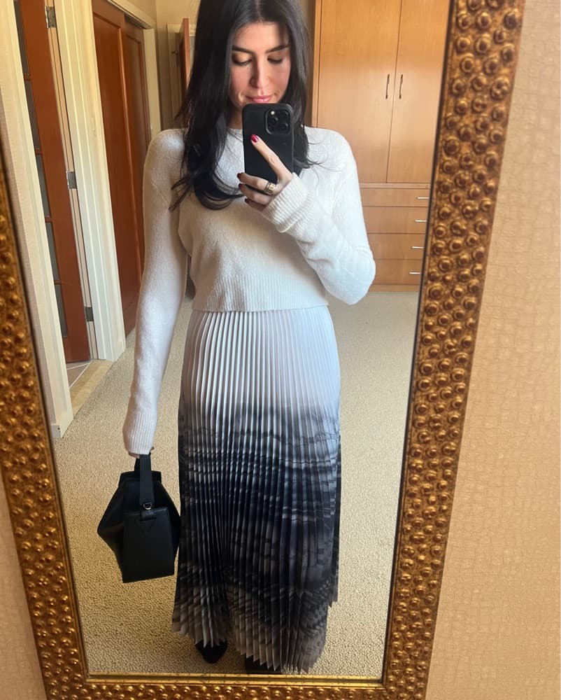 All Saints Sweater Slip Dress - Image 1