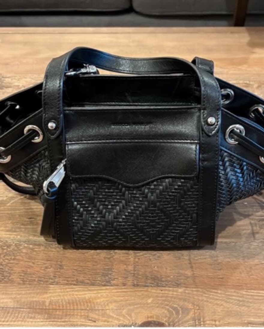 Rebecca Minkoff Woven Leather Mab Tote - Image 6