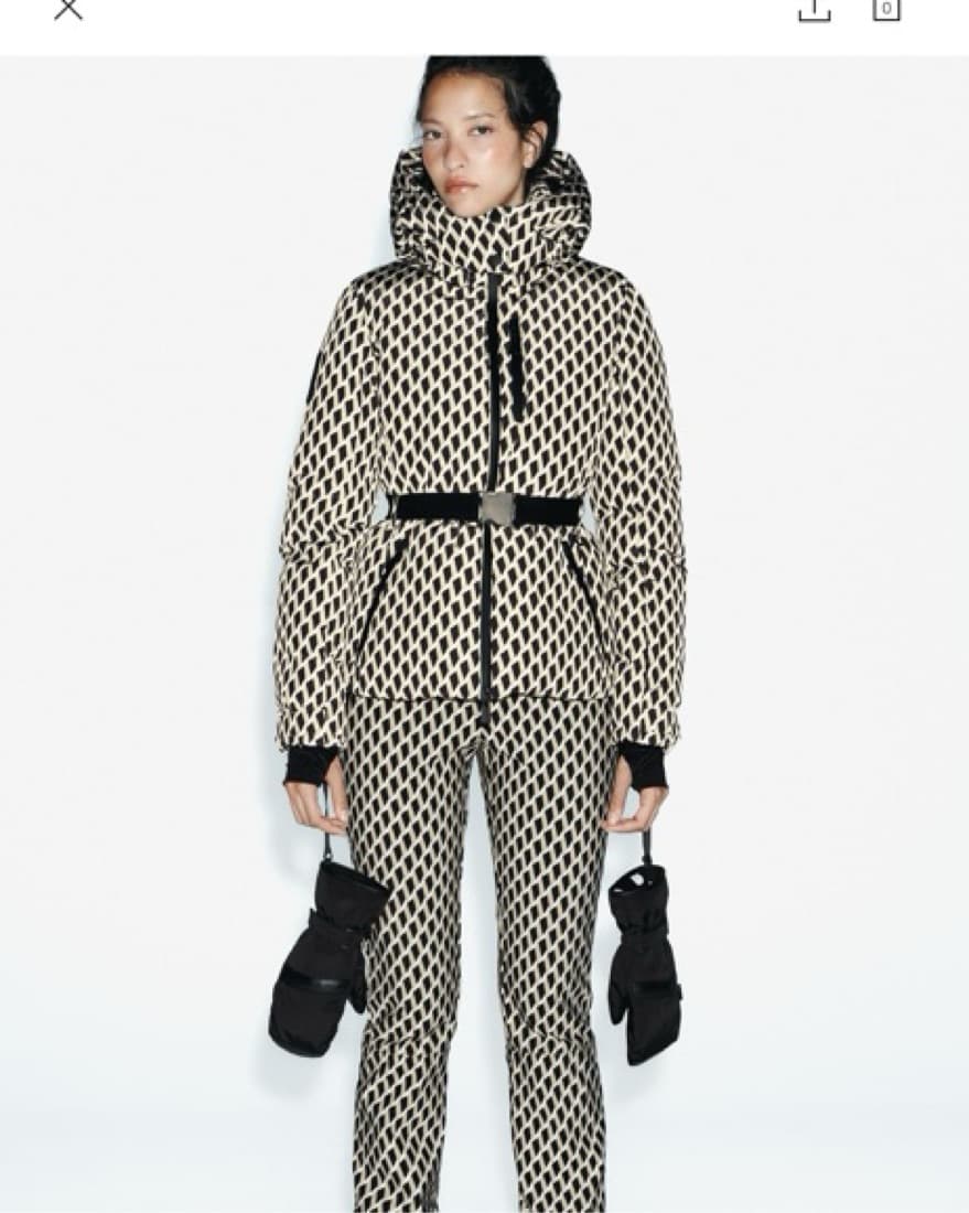 Patterned Ski Jacket - Image 2