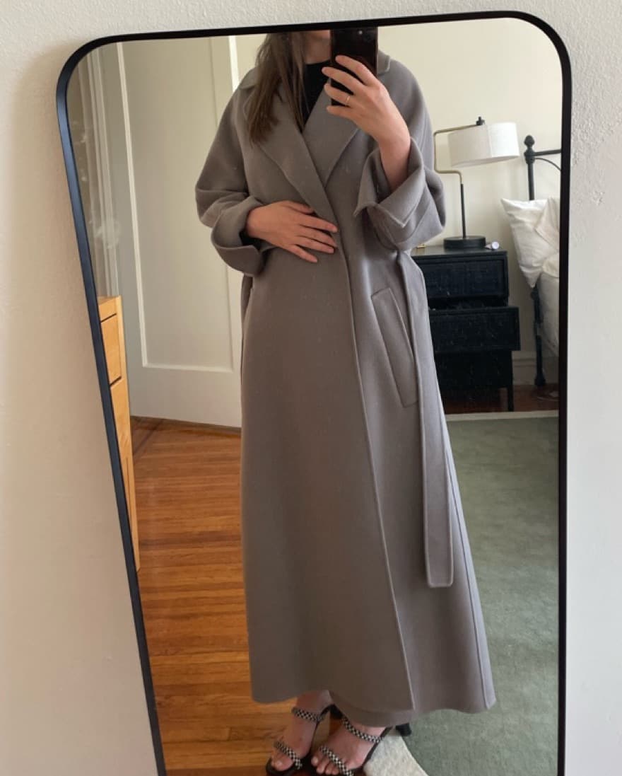 MaxMara Wool Robe Coat - Image 2