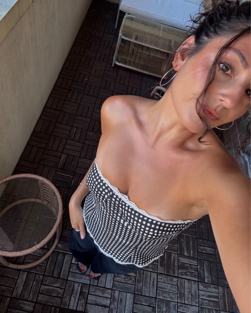 Weworewhat Gingham Corset - Image 2