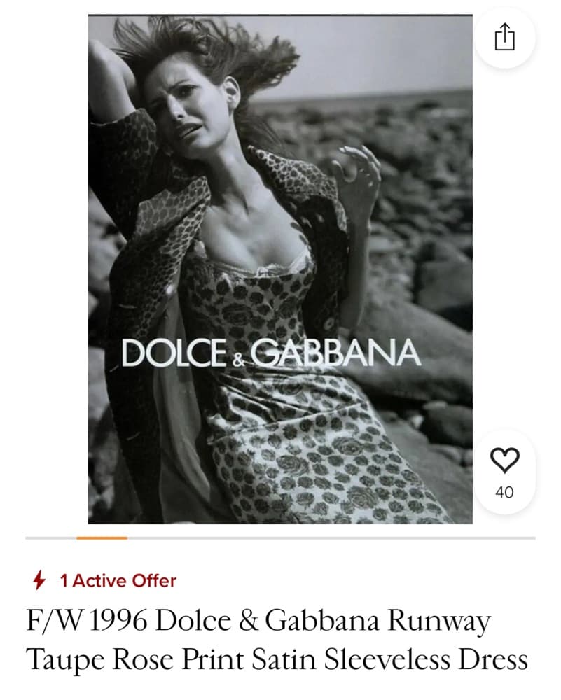 RARE 1996 Runway Dolce & Gabbana Dress - Image 4