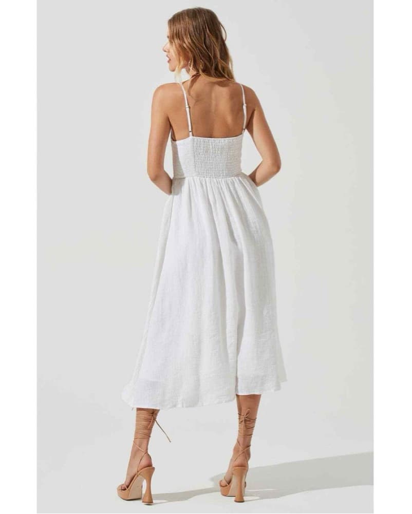 White Midi Dress - Image 3