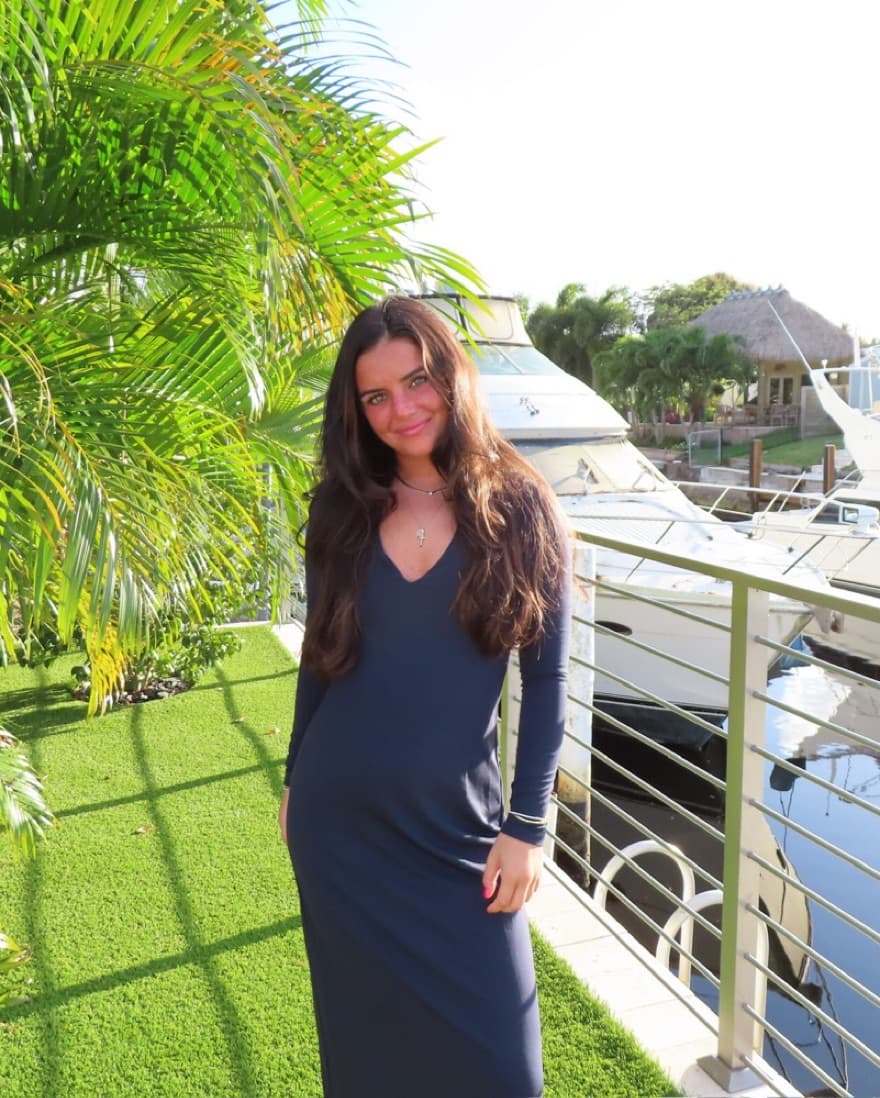 Navy Blue Maxi Dress - Image 1