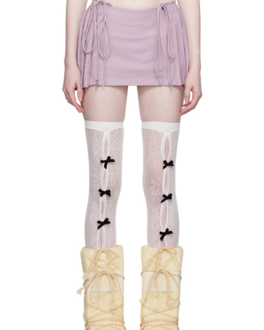 NΦDRESS SSENSE Exclusive Purple Miniskir - Image 1