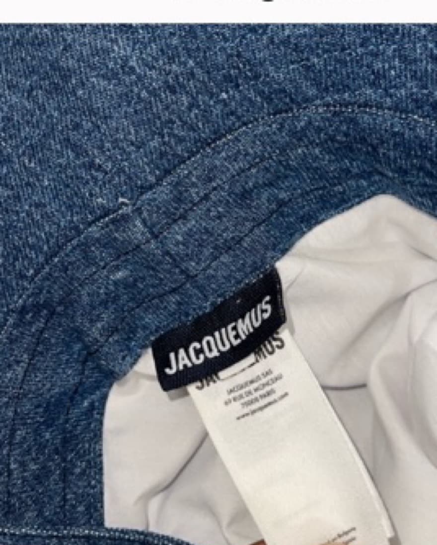 Jacquemas Denim Bucket Hat - Image 2