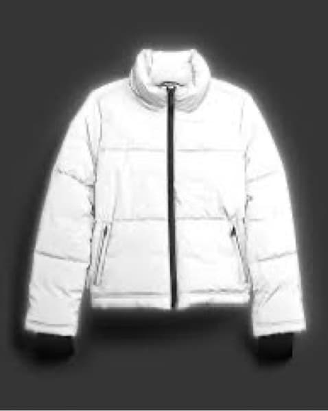 Reflective Cropped Puffer Jacket  - Image 4