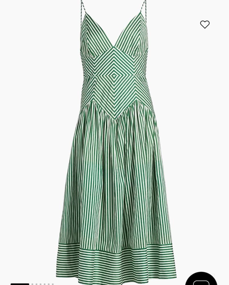 Striped Sleeveless Midi-Dress - Image 3