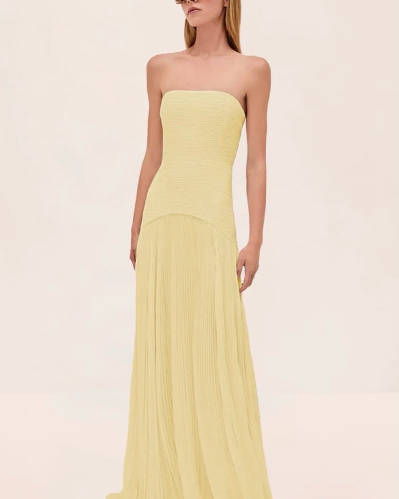 Alexis Sunniva Dress in Yellow - Image 1