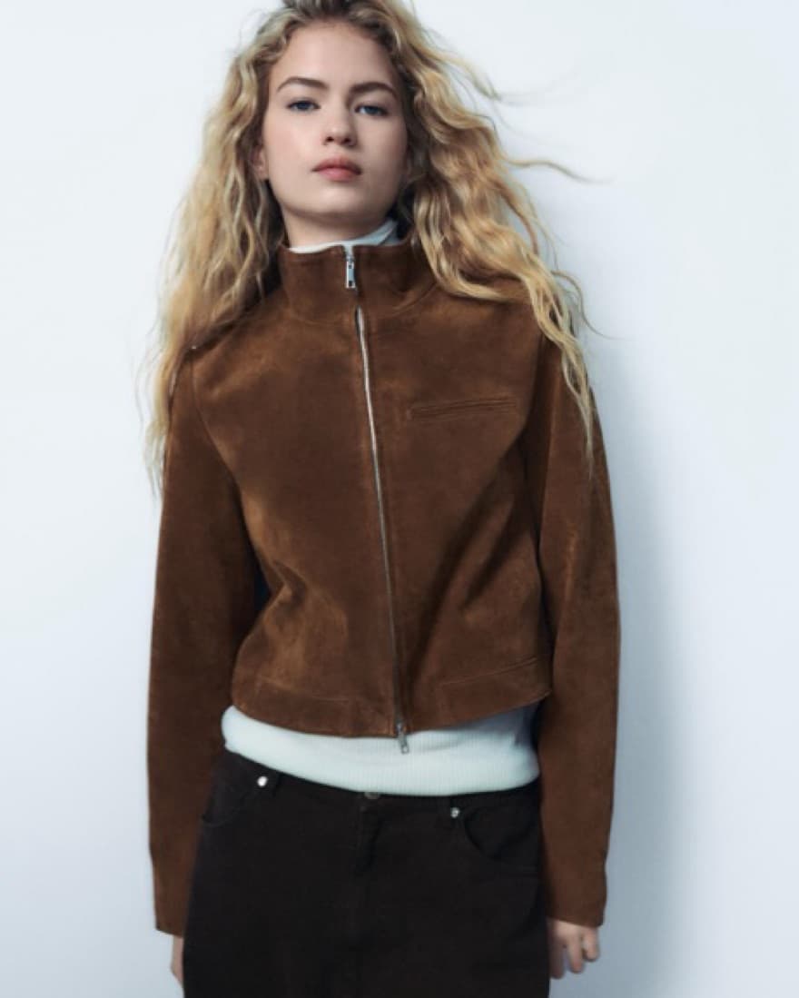 Zara Suede Jacket  - Image 1