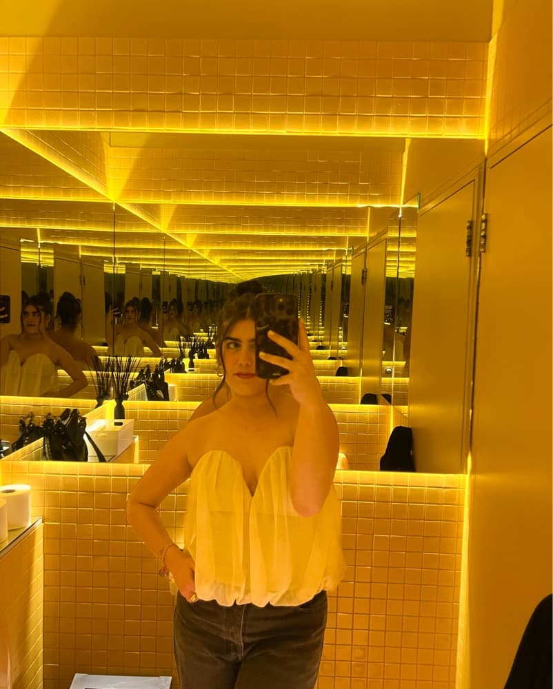 Reformation Butter Yellow Top - Image 1