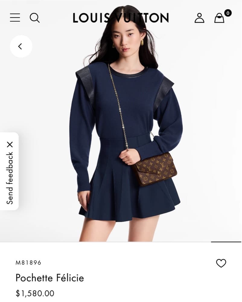 Louis Vuitton envelope purse - Image 1