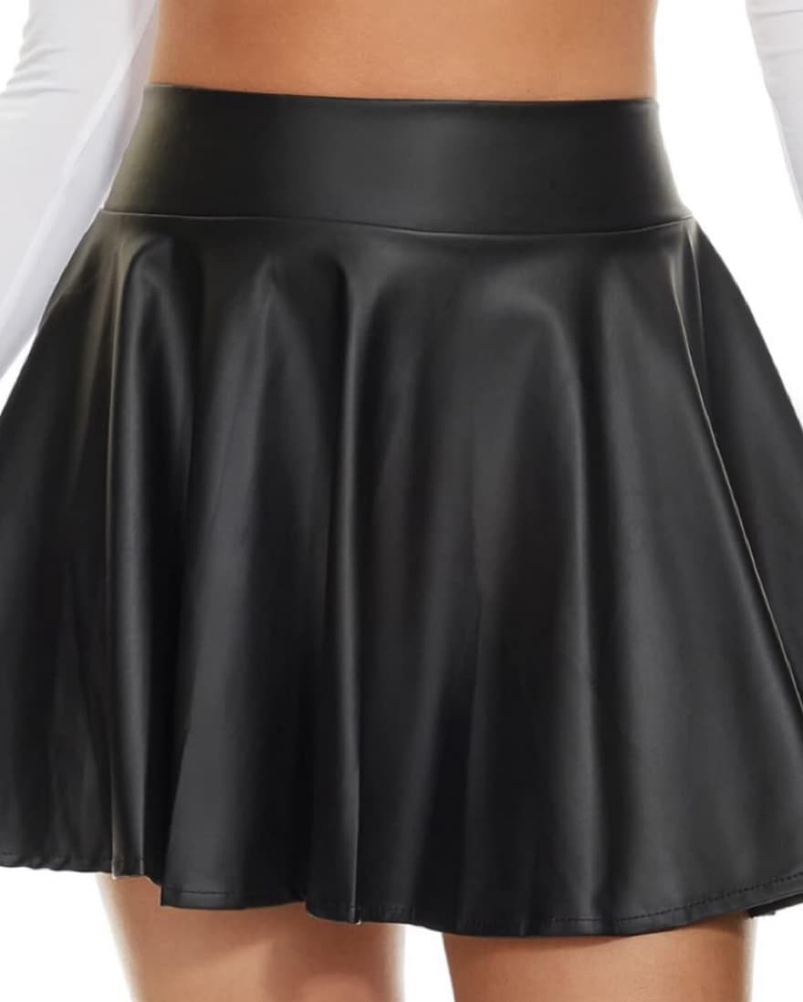 H&M Leather Skirt - Image 1