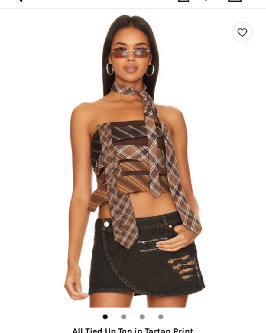 Jaded London Tie Top  - Image 2