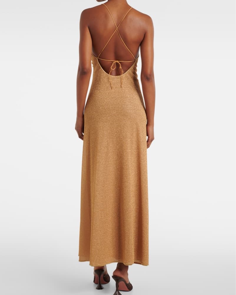 Oséree Glitter Maxi Dress - Image 2