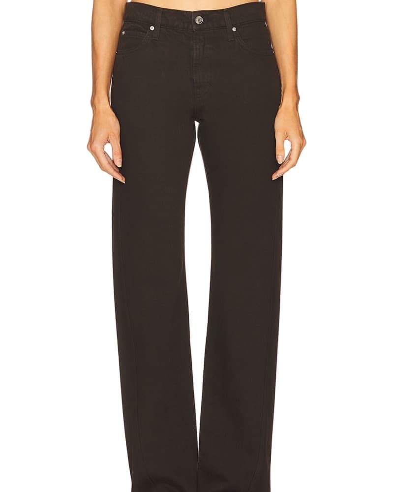 Brown Low Rise Straight Leg Jeans - Image 4