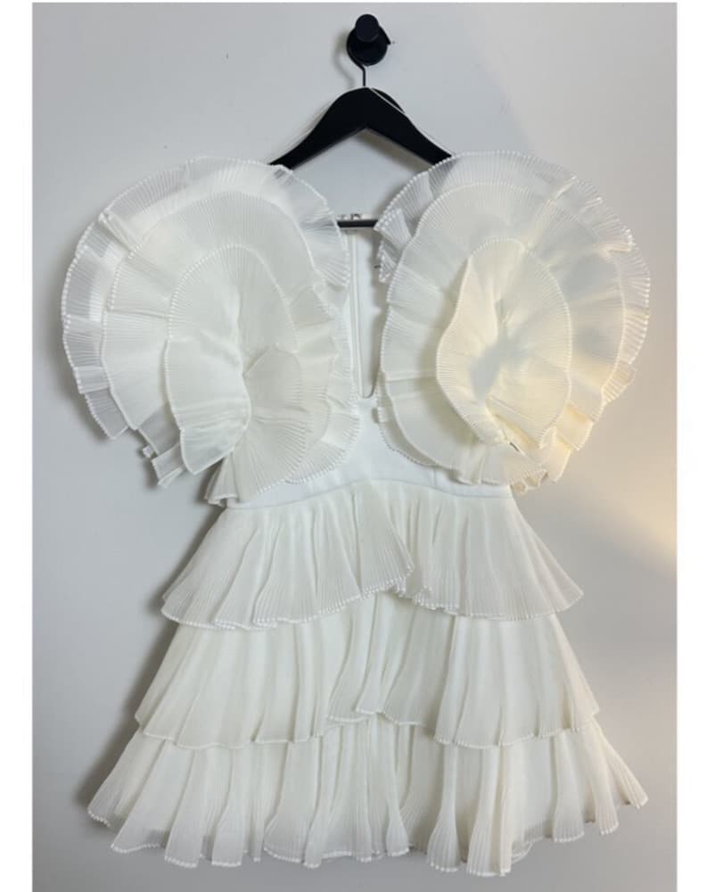 ACLER Spenmoss Pleated Ruffle Minidress  - Image 3