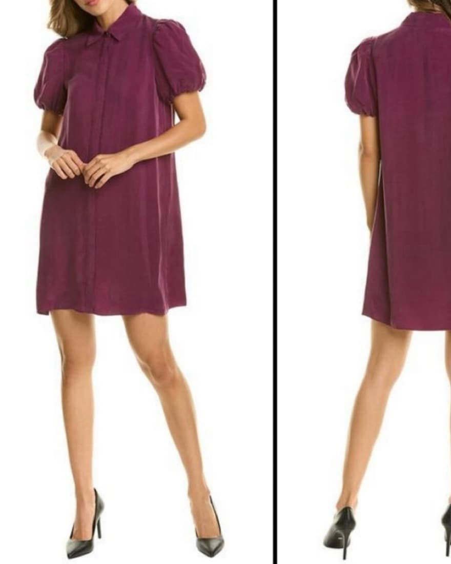 Alice And Olivia Plum Purple Mini Dress - Image 2