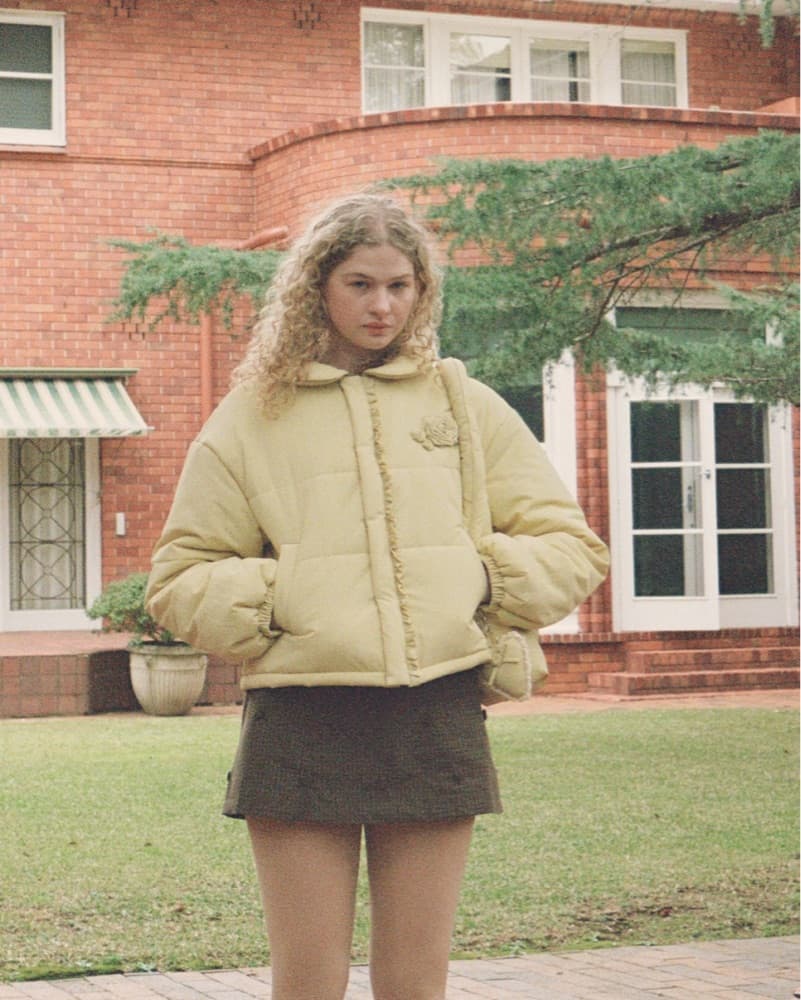 My Mum Made It PUFFER JACKET - BUTTERNUT - Image 5