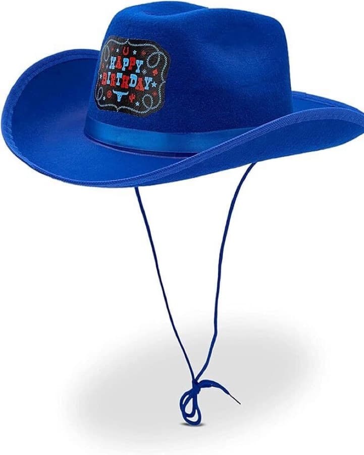Happy Birthday Western Cowboy Hat - Image 1