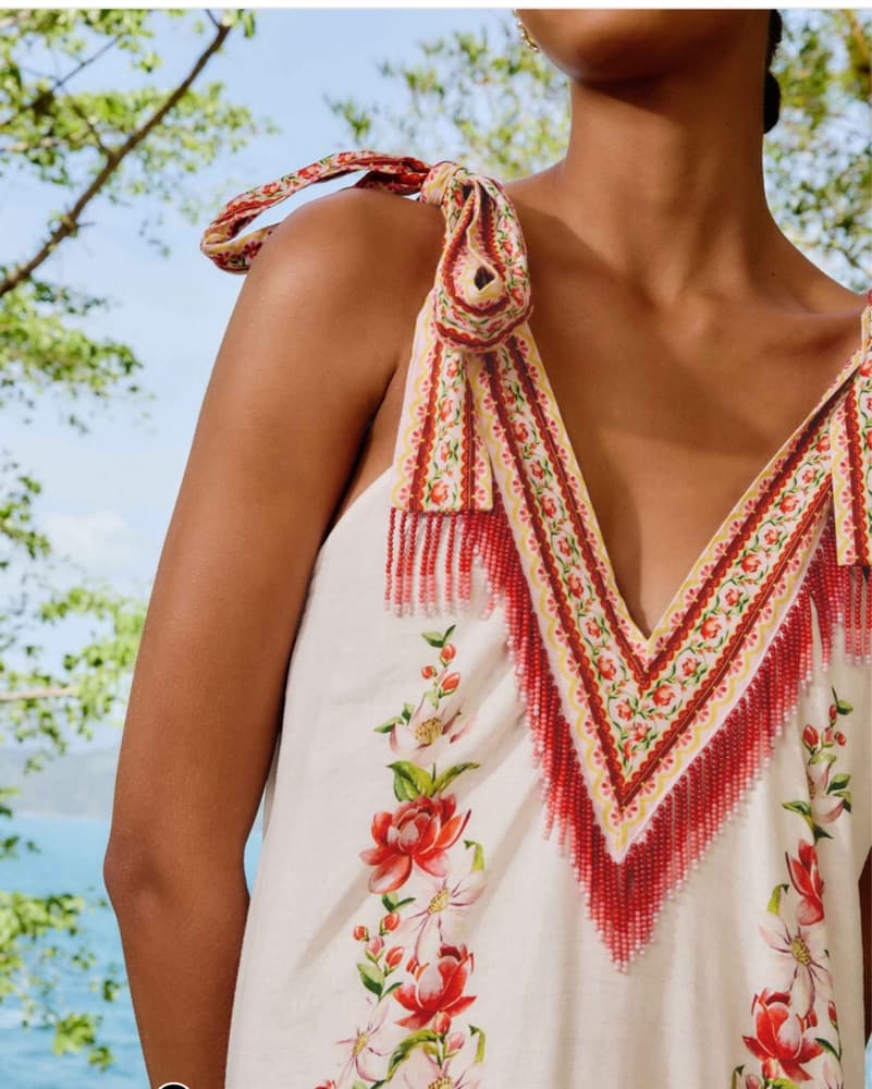 Farm Rio Apple Romance Dress - Image 3