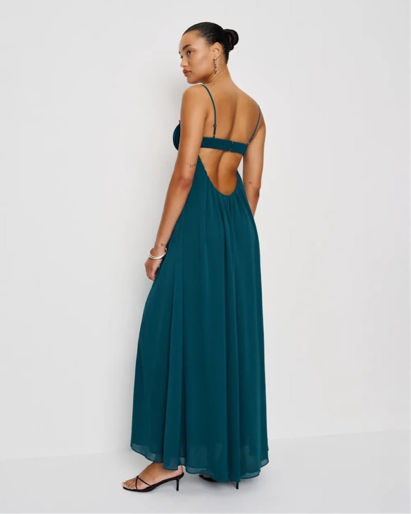 Teal Reformation Dress - Image 4
