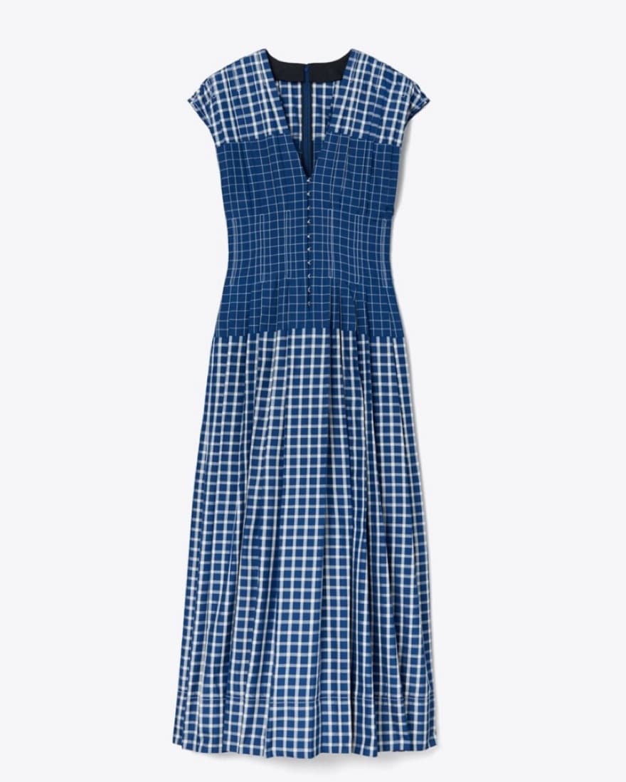 tory burch plaid picnic dress - Image 1