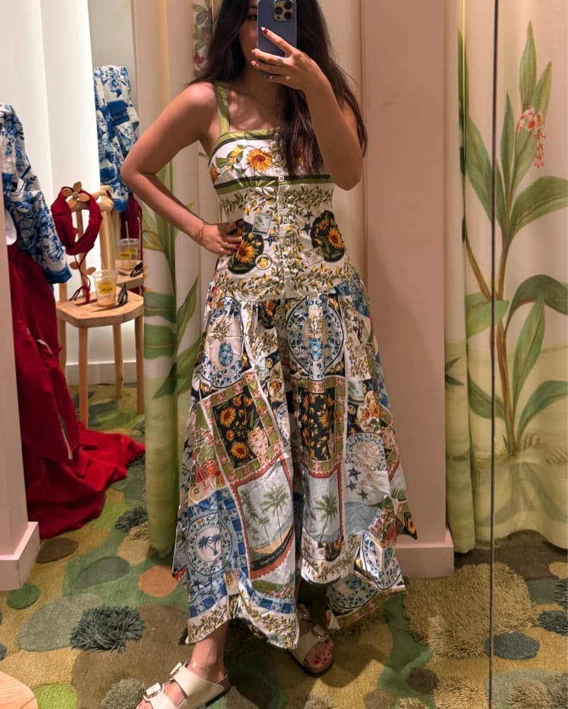 Farm Rio Patchwork Dress - Image 2