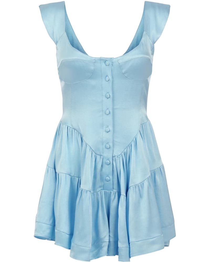 Vanessa Mooney Blue Romper Dress - Image 5